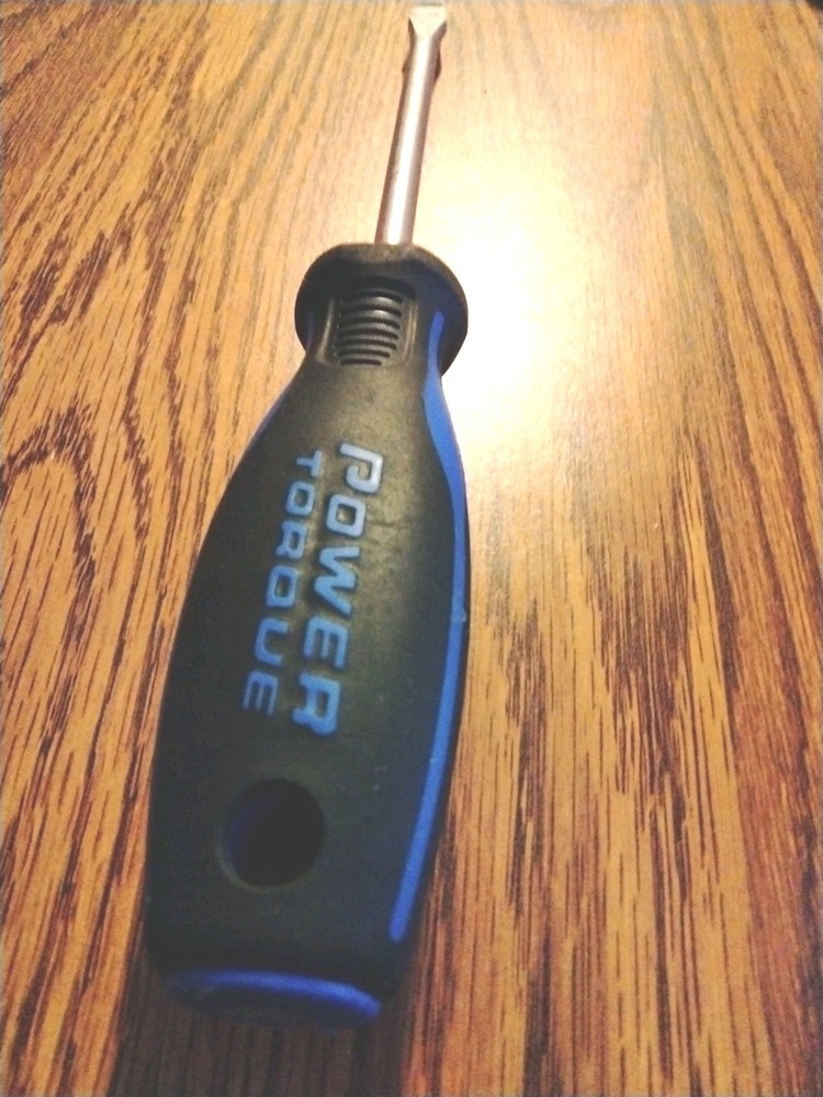 Power Torque CR-V Flat Head Screwdriver USA Tools Mechanical 11"