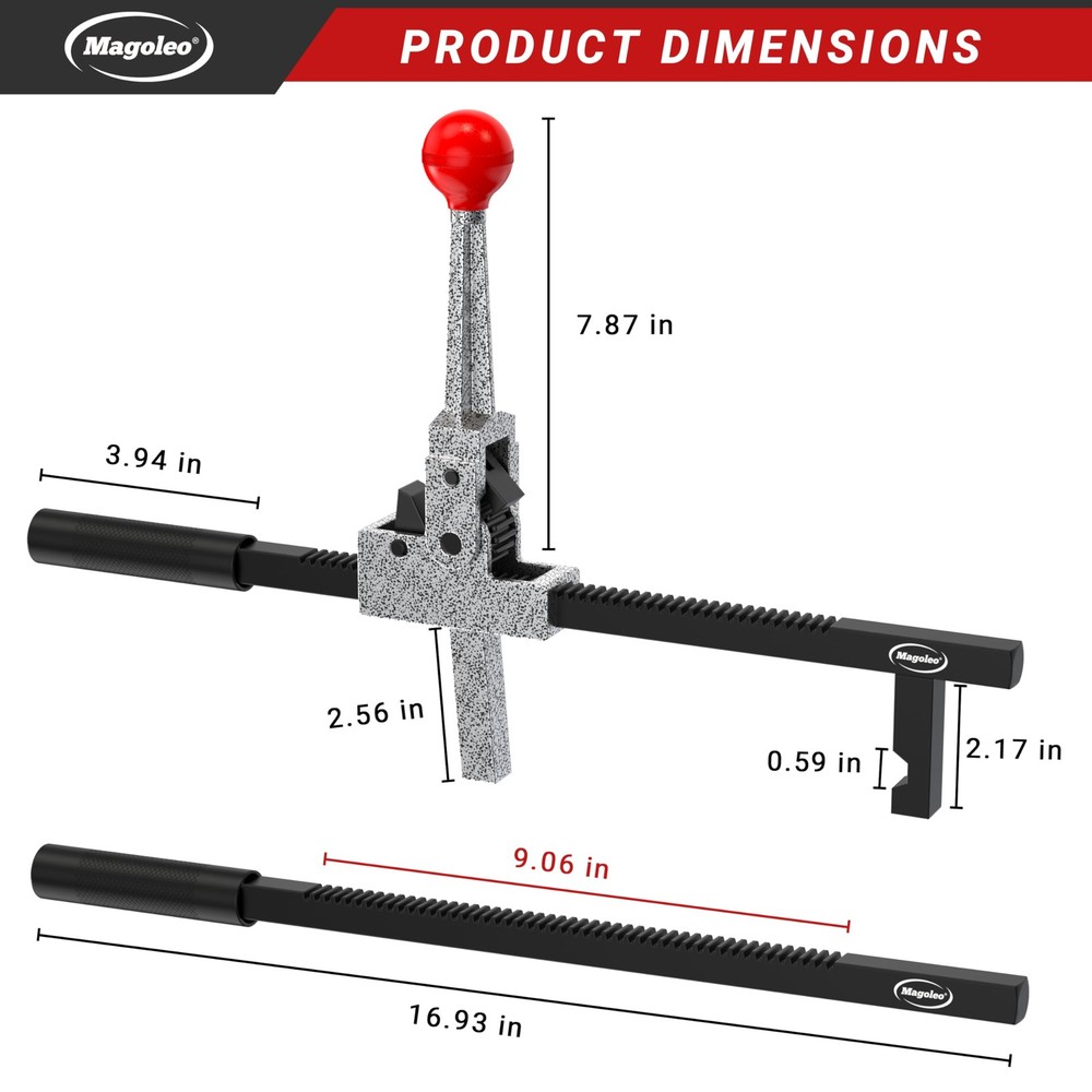 Chain Link Fence Stretcher Tool, Heavy-Duty Puller & Grey