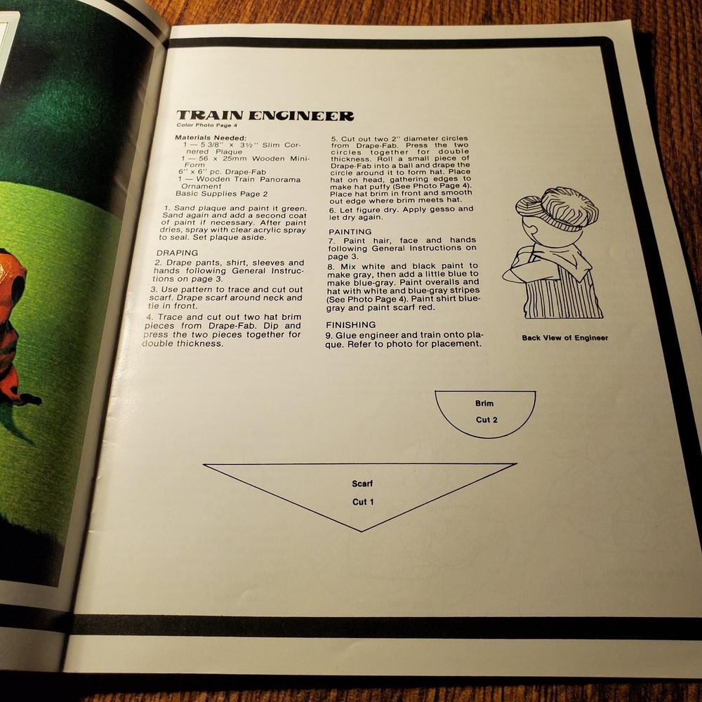 And I Made It Myself Wee Ones Draped Figures Pattern Leaflet