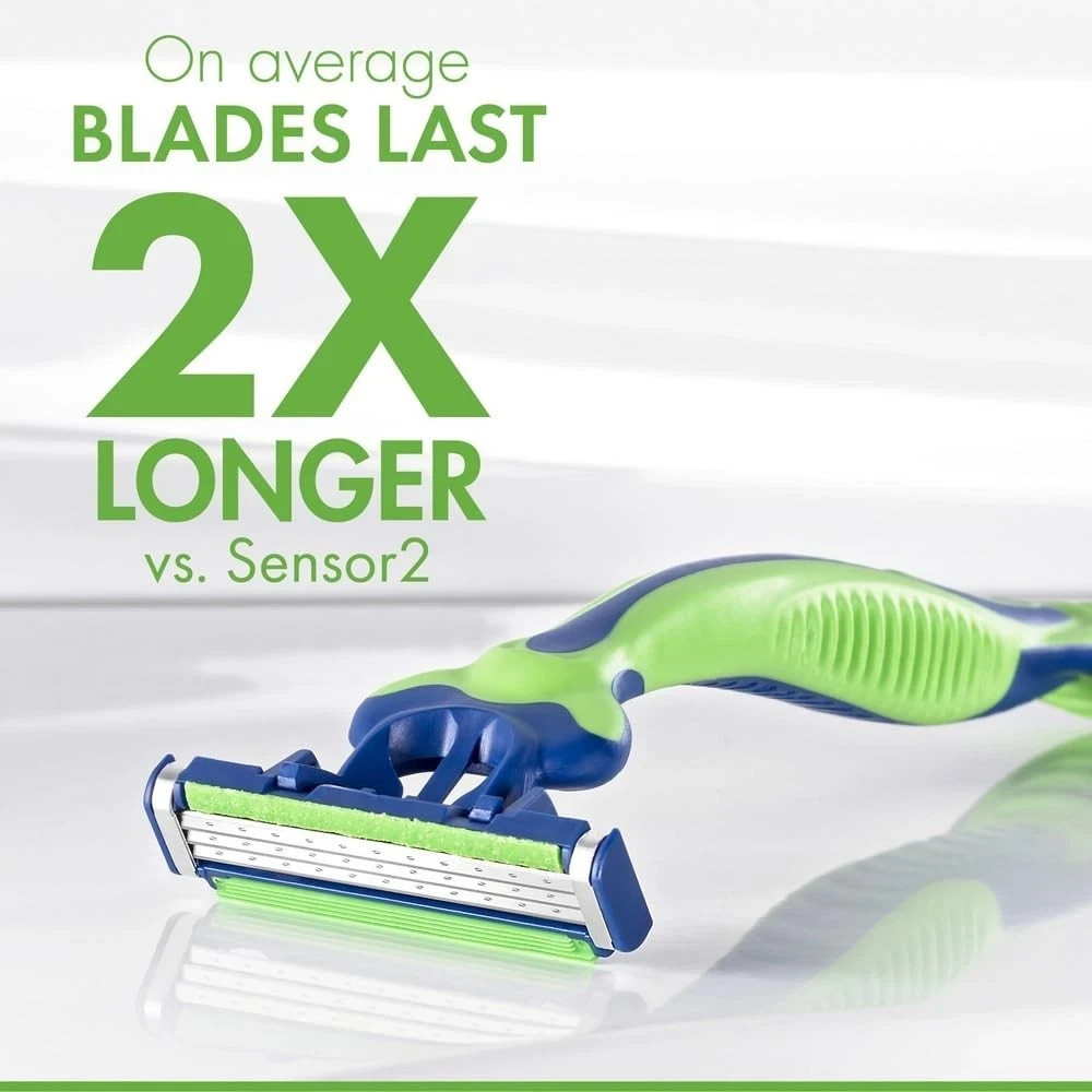 Sensor3 Sensitive Men'S Disposable Razor, 4 Razors