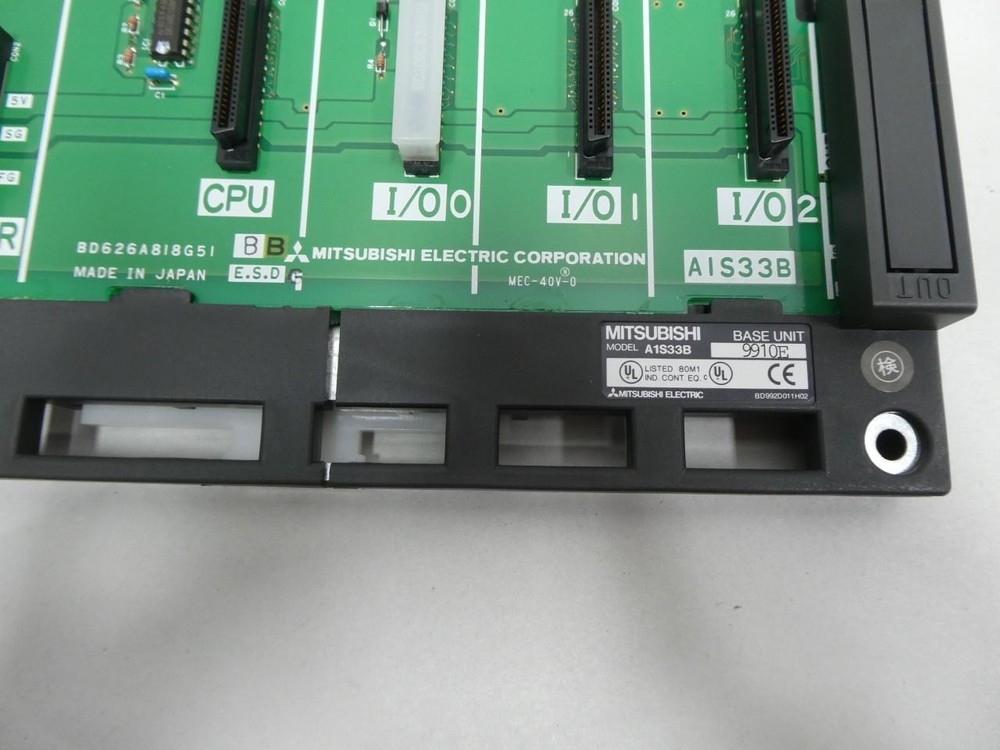 Mitsubishi A1S33B PLC Base Unit Chassis Module - New Open Box