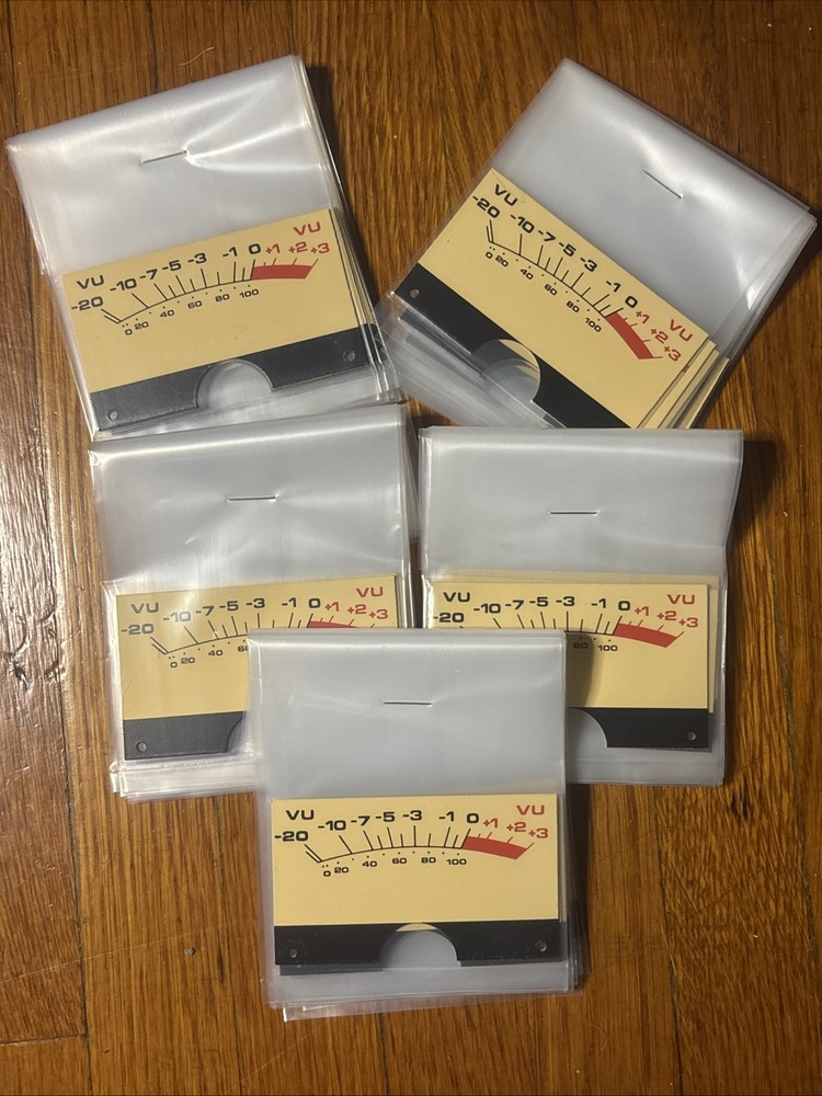 AMPEX MM1100 VU Meter Faceplates