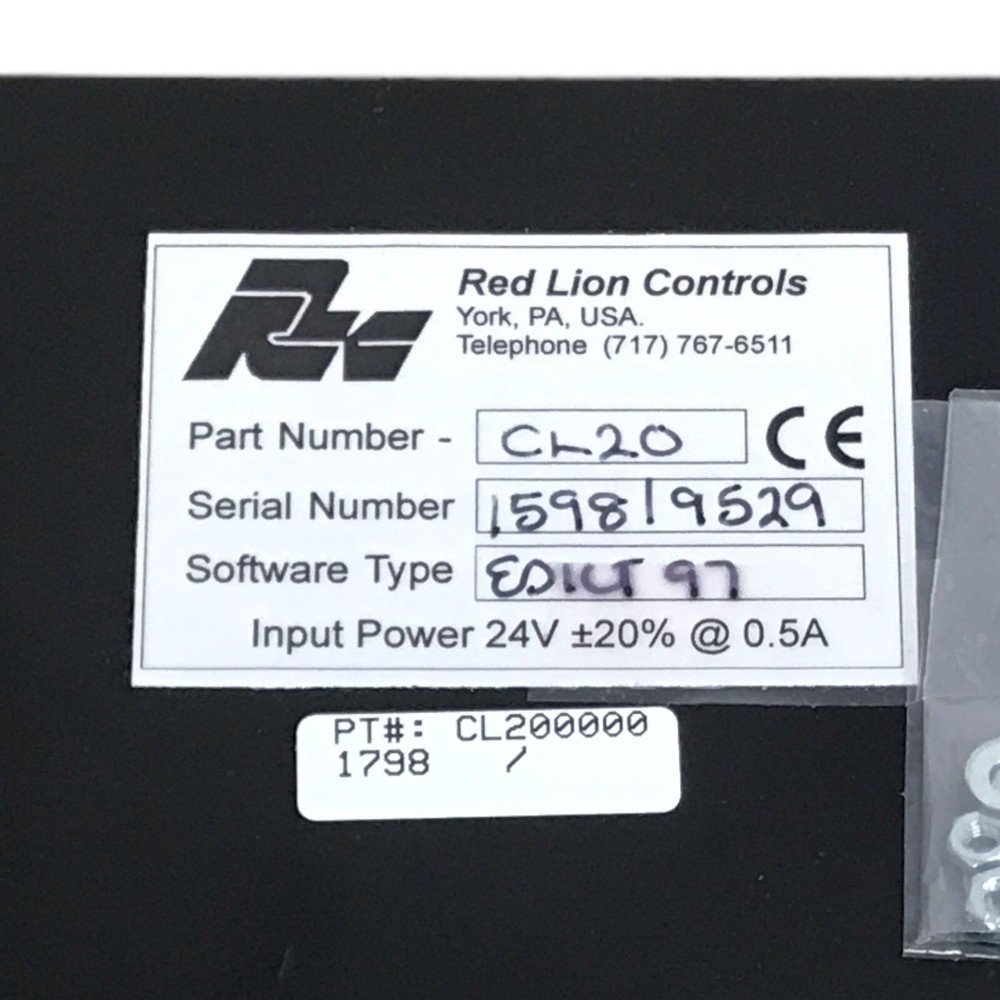 Red Lion Operator Interface Panel CL20 CL200000