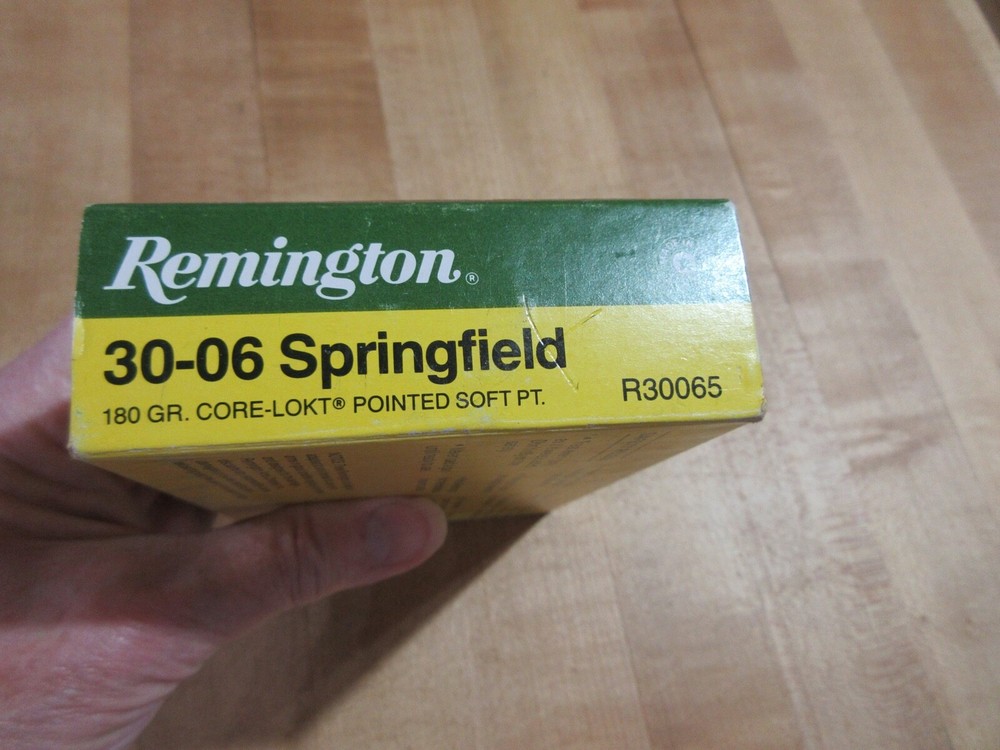 Empty Ammo Box Remington Hi Vel 30-06 Springfield with insert (w15) #23