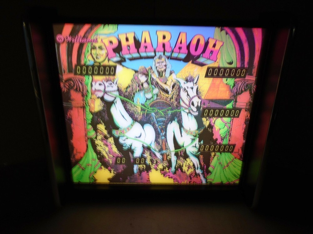 Williams Pharaoh Pinball Head LED Display light box