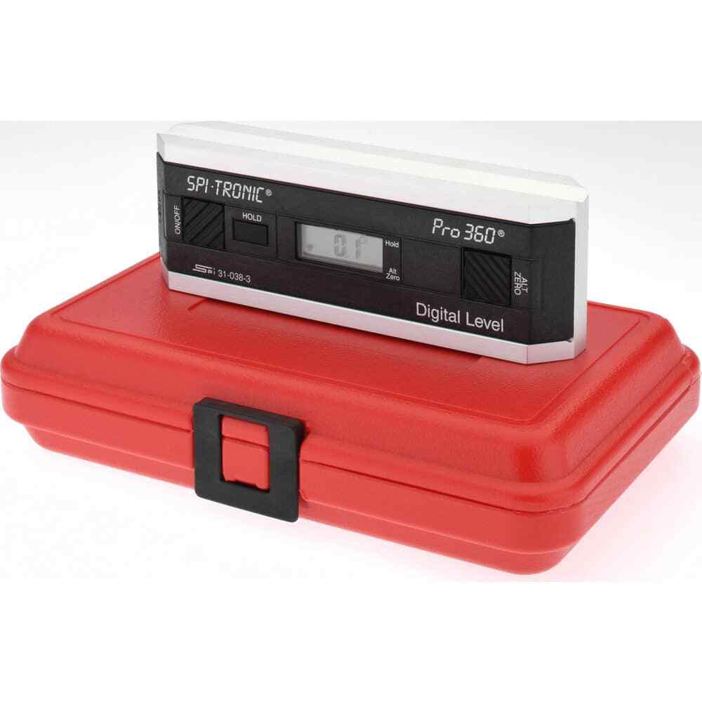 SPI 31-038-3 Combination Digital Protractor & Inclinometer: 0.10� Resolution