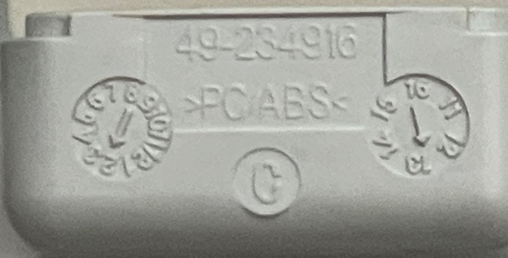 Diebold 49-234916 Card Reader Bezel, Used