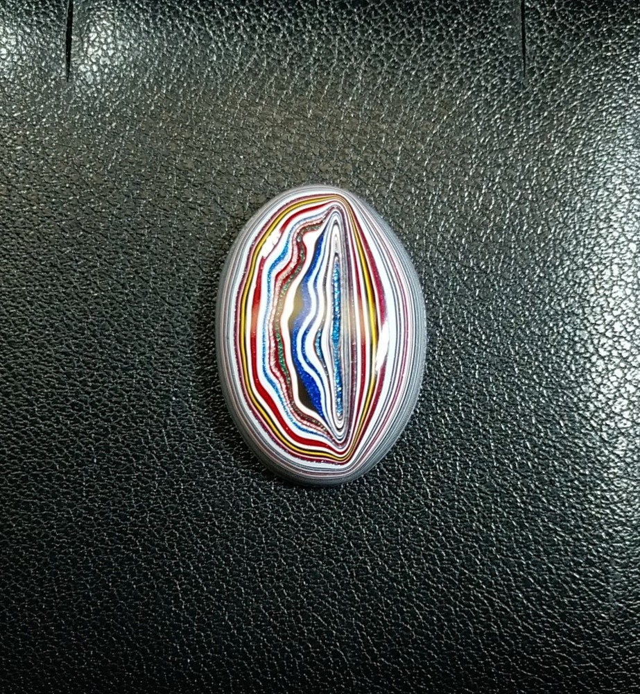 Fordite Cabochon, Oval Shape, Happy Agate Studio, EB18