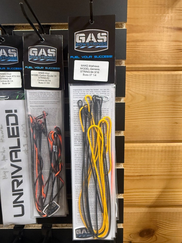 Gas Bowstrings Genesis Original Nasp Yellow String Set