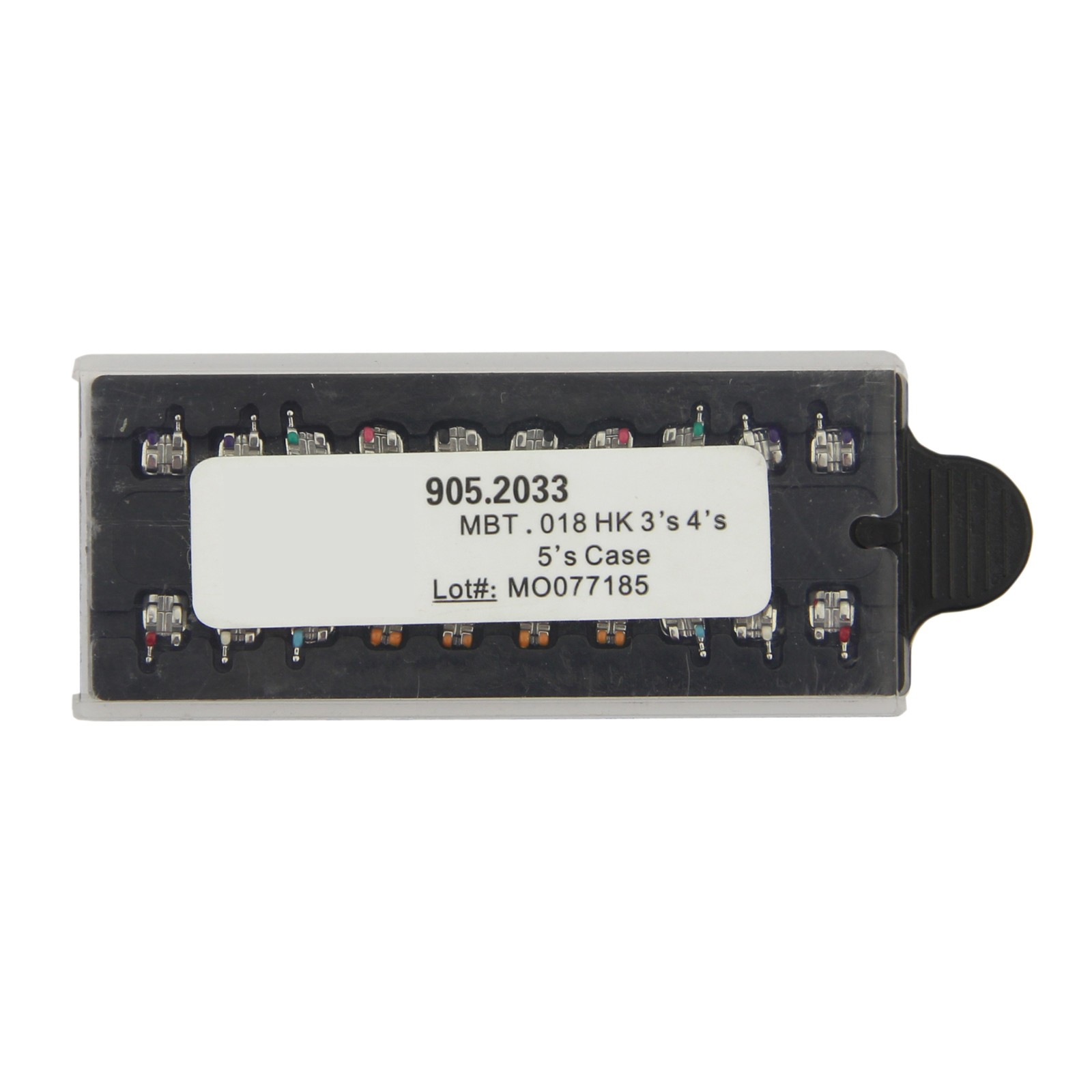 Orthodontic MIM MINI Brackets Dental MBT Roth 022 018 345 With Hooks Metal Brace