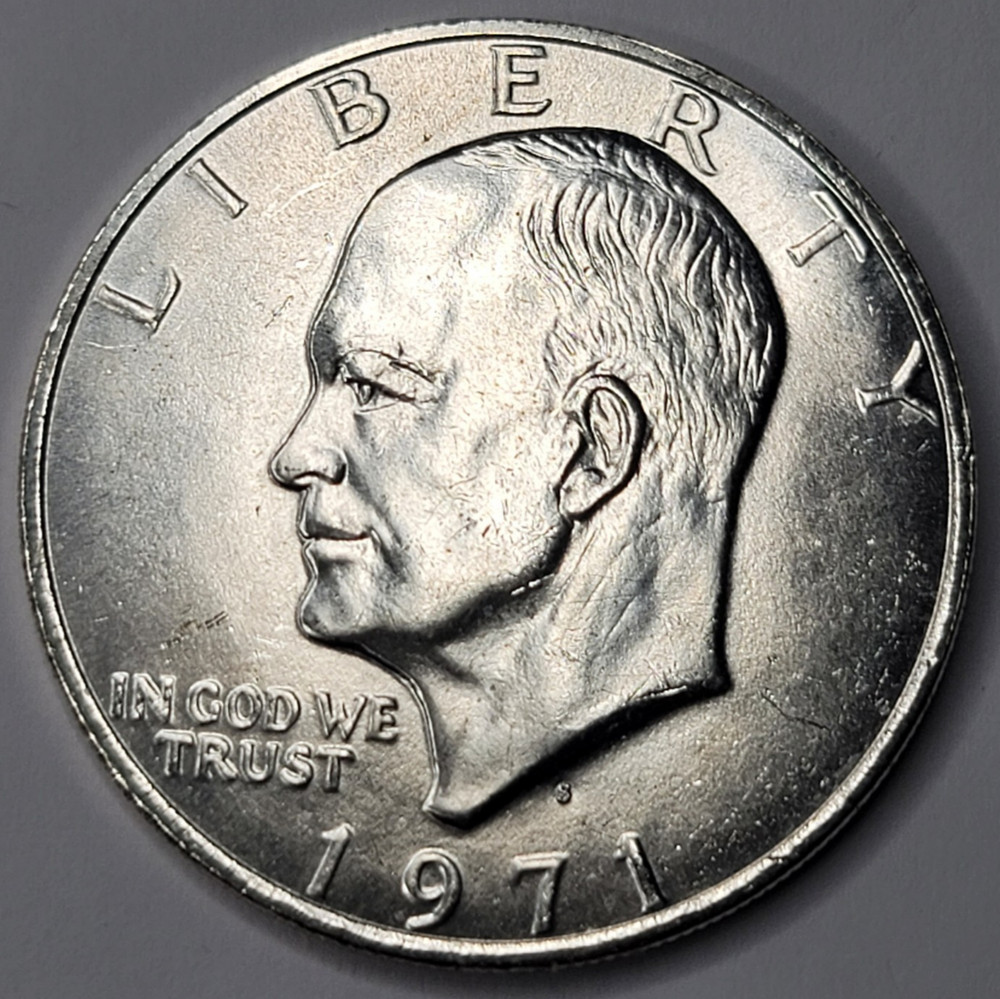 1971 S Eisenhower (Ike) Uncirculated 40% Silver Dollar