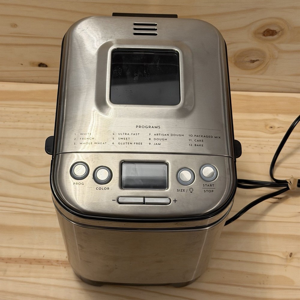 Cuisinart CBK-110 Bread Maker 🍞 Compact Automatic – Stainless Steel – Silver