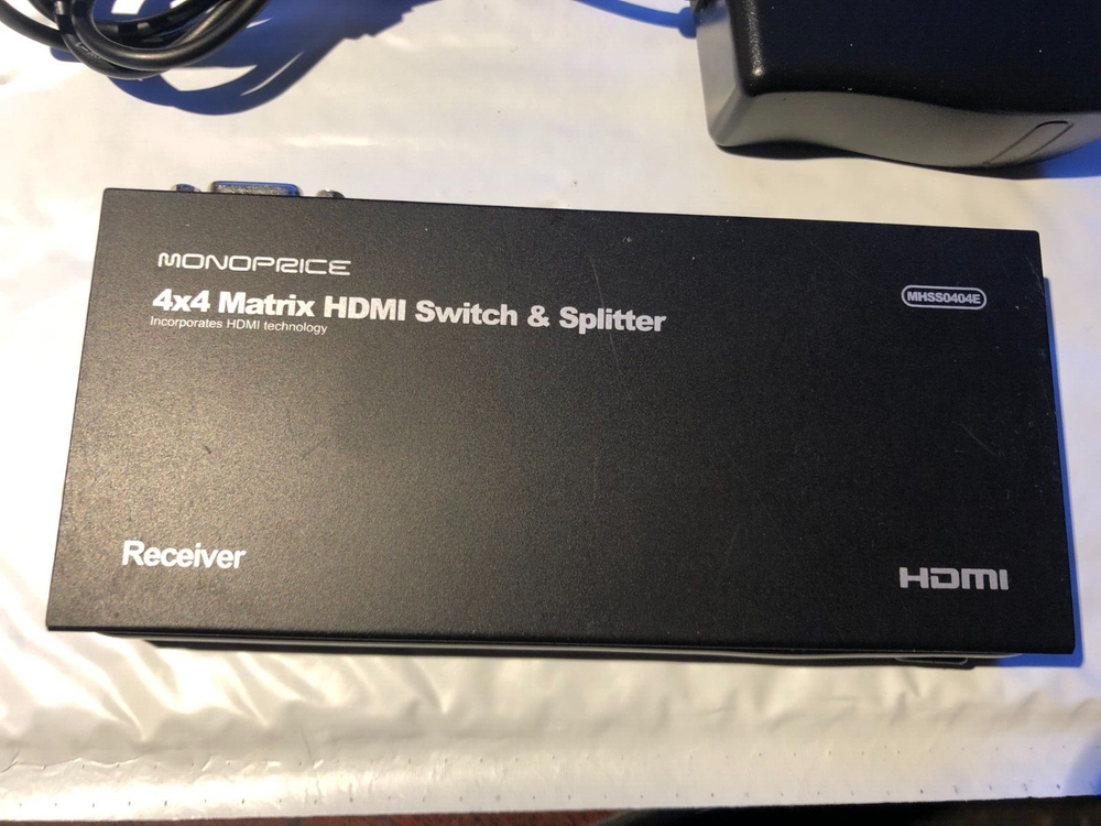 Receiver for Monoprice 4X4 HDMI Switch & Splitter MHSS0404E