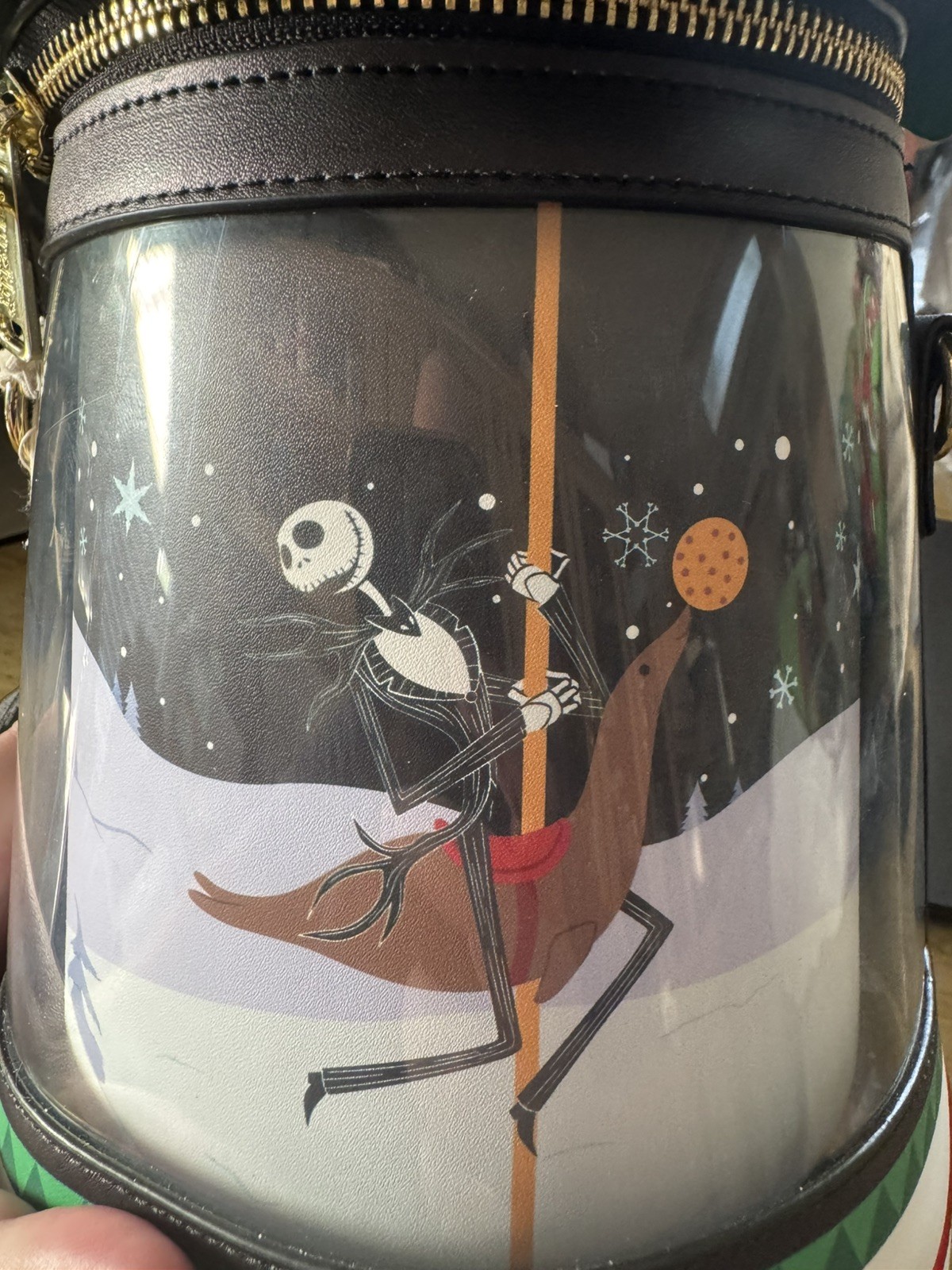 Loungefly Nightmare Before Christmas Spinning Crossbody Bag (NWT / Hard Tag)