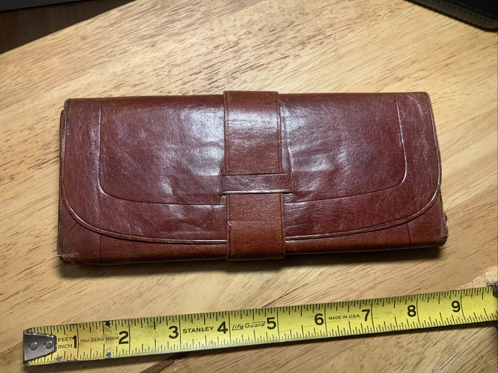 Civil War Ear Tri-fold Wallet, Soft Thin Leather, Multiple Compartments