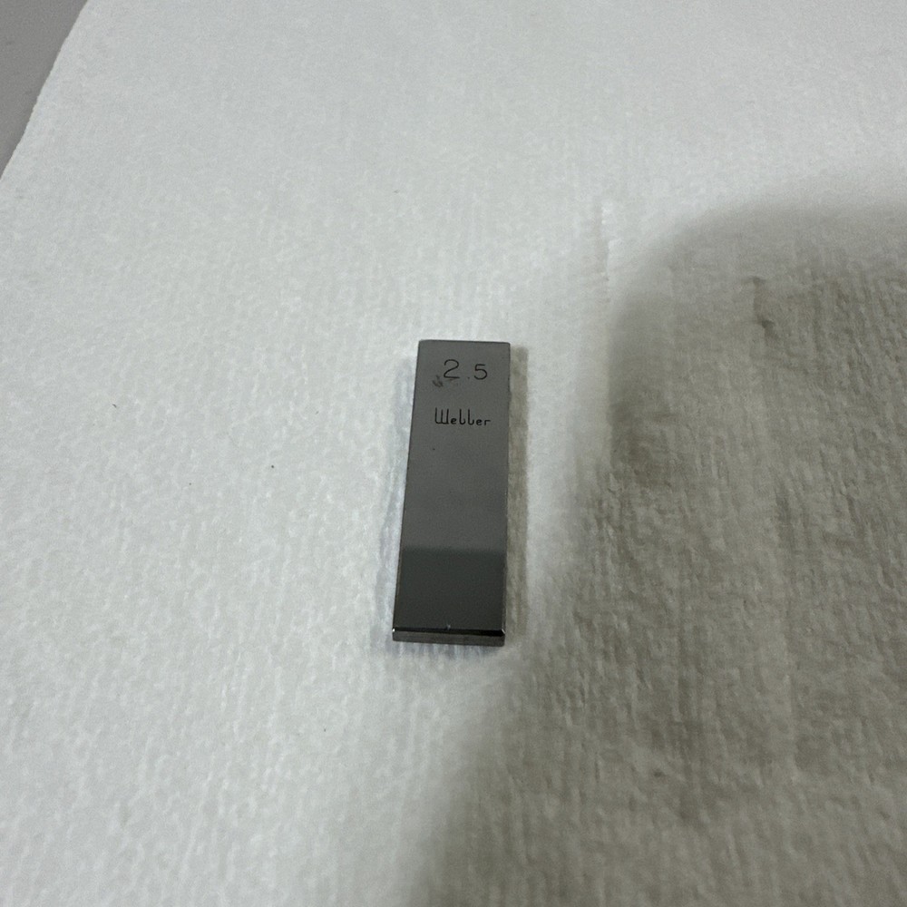 2.5 Metric Webber Gage Block Rectangular
