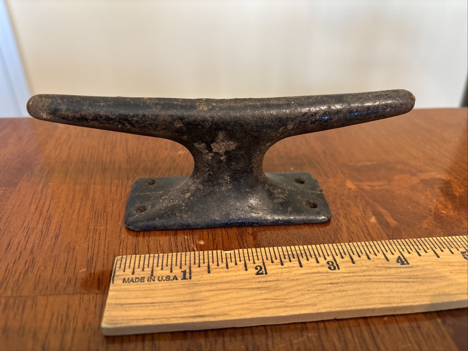 Antique Iron Boat Cleat Small 3 1/4” Long