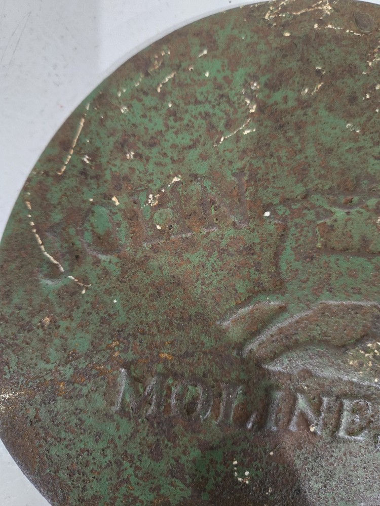 Vintage John Deere Corn Planter Cast Iron Lid