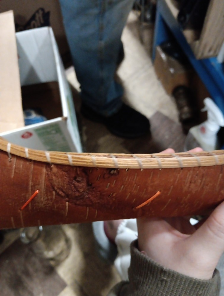 Handmade Birchbark Canoe