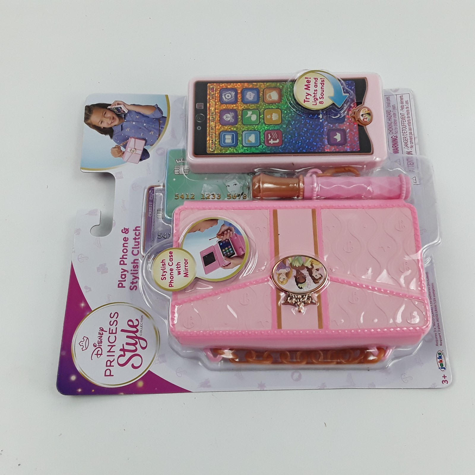 Disney Princess Style Collection Play Phone & Stylish Clutch 5-Pieces Age 3+