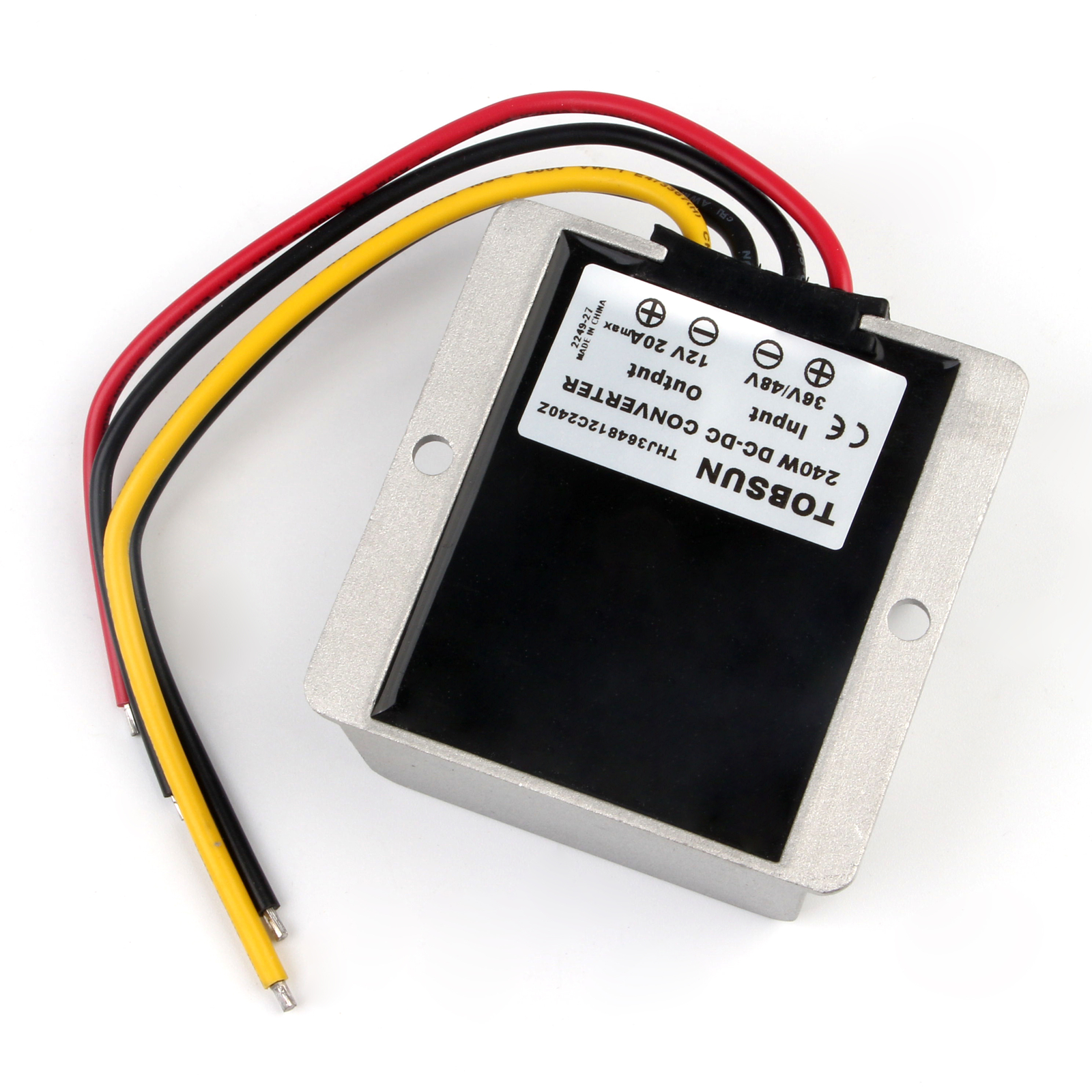 GOLF Cart Dc Buck Converter 20 AMP 36V 48V Volt Voltage Reducer Regulator To 12V