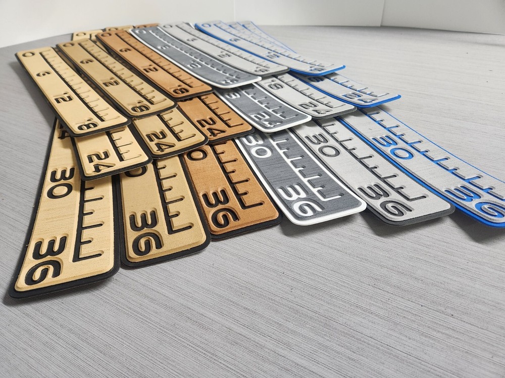 EVA Foam Fish Ruler 3M adhesive