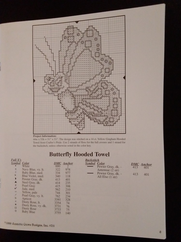 TGIF "CUTE AS A BUG" 11 CROSS-STITCH PROJECTS BOOKLET #211