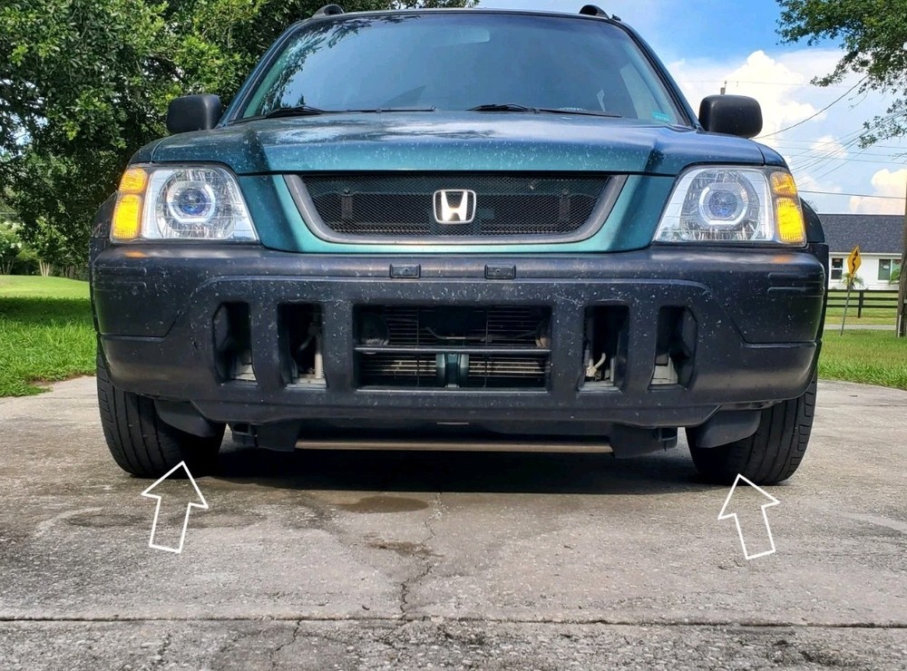 1997-2001 Honda CR-V Front Aerostrake Front Splitters