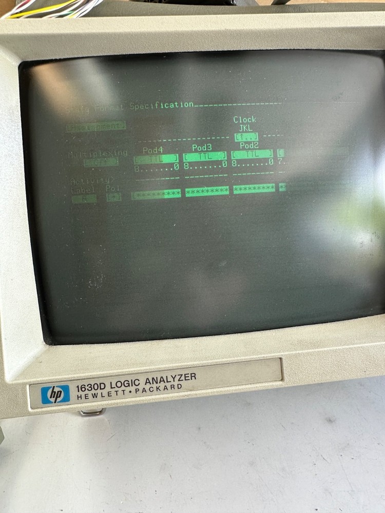 HP 1630D Logic Analyzer w/ 5pcs State/Timing Probes