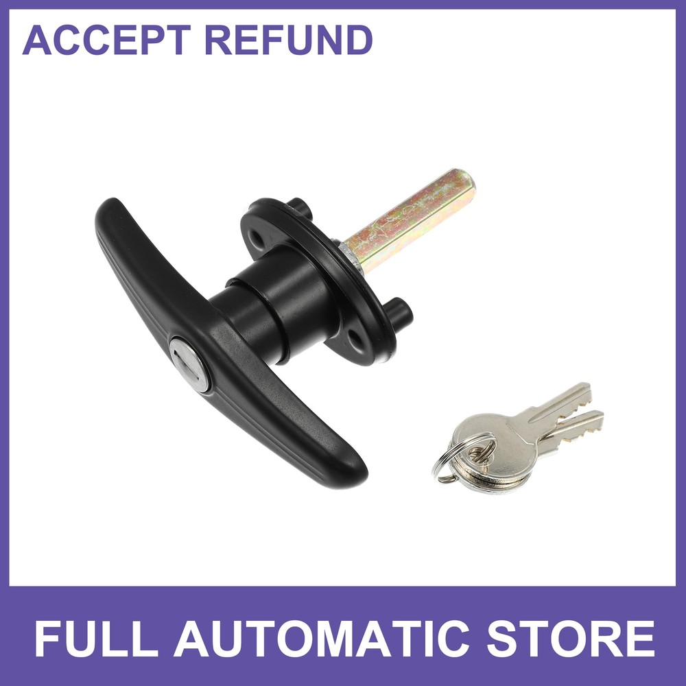 Truck Cap Locking T-handle Lock for Pickup Truck Cap Camper Shell with 2 Key