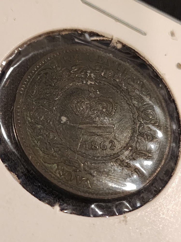 1862 Nova Scotia 1 Cent Coin