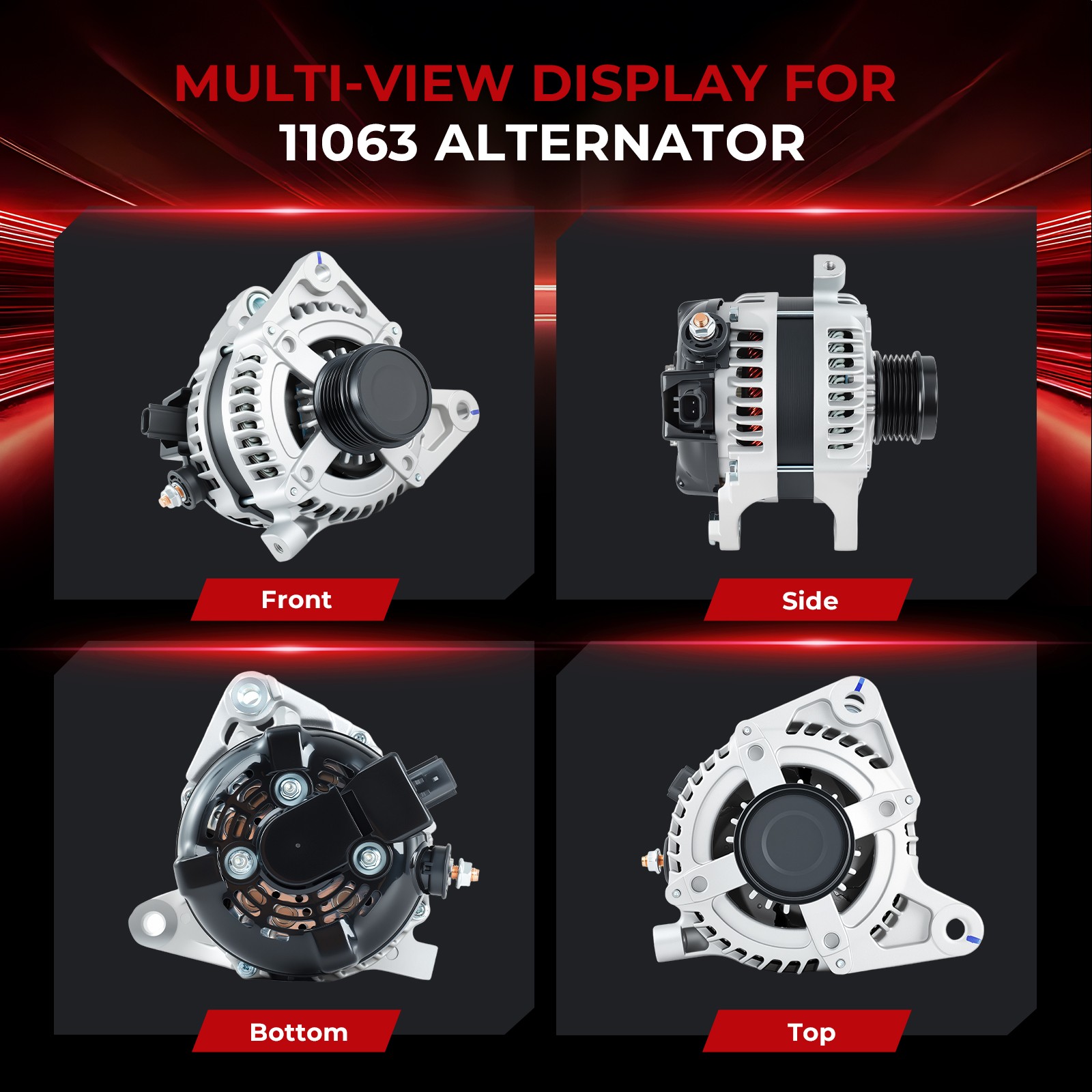 145A Alternator for 2004 2005 2006 Chrysler Pacifica 421000-0142 421000-0141