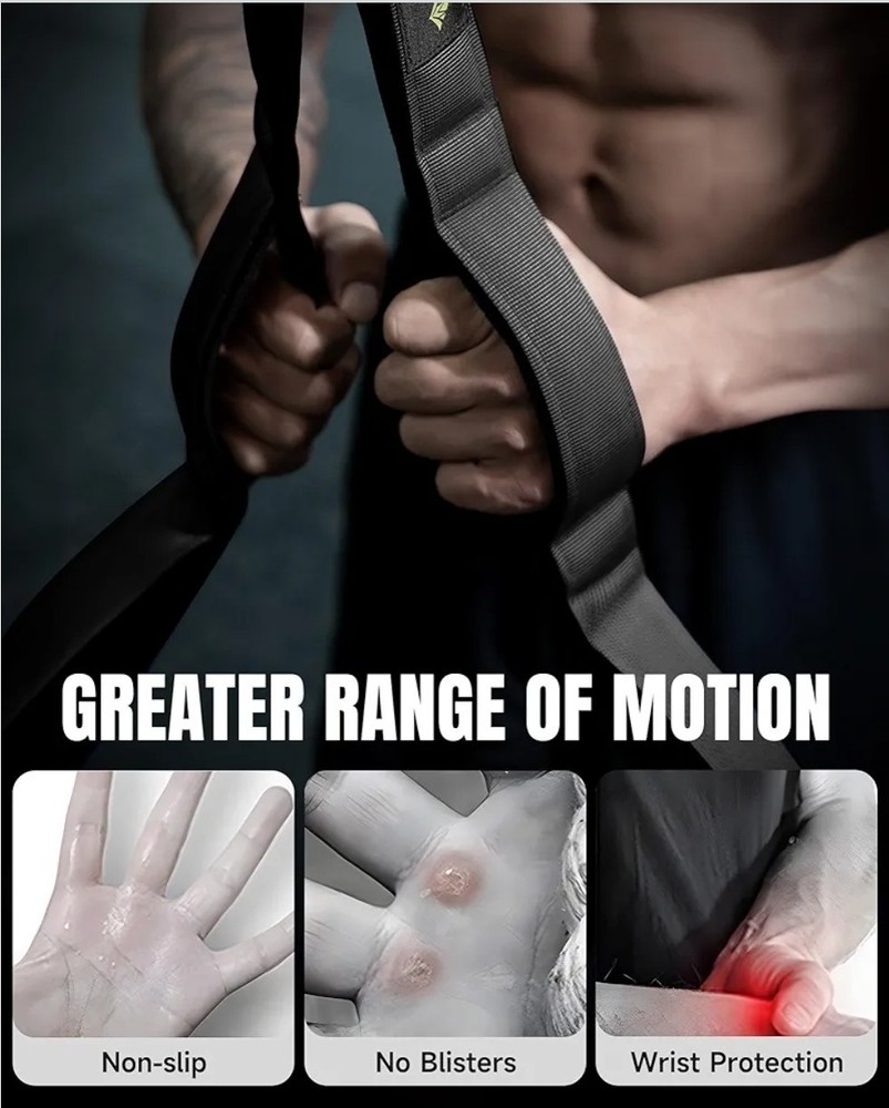 Gym Tricep Rope Cable Attachment Greater Range Motion Pull Down Back Face Pulls