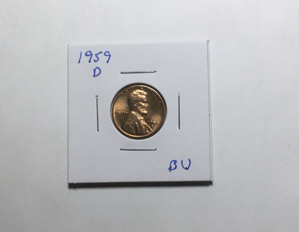 1959 D lincoln Memorial  Cent  BU