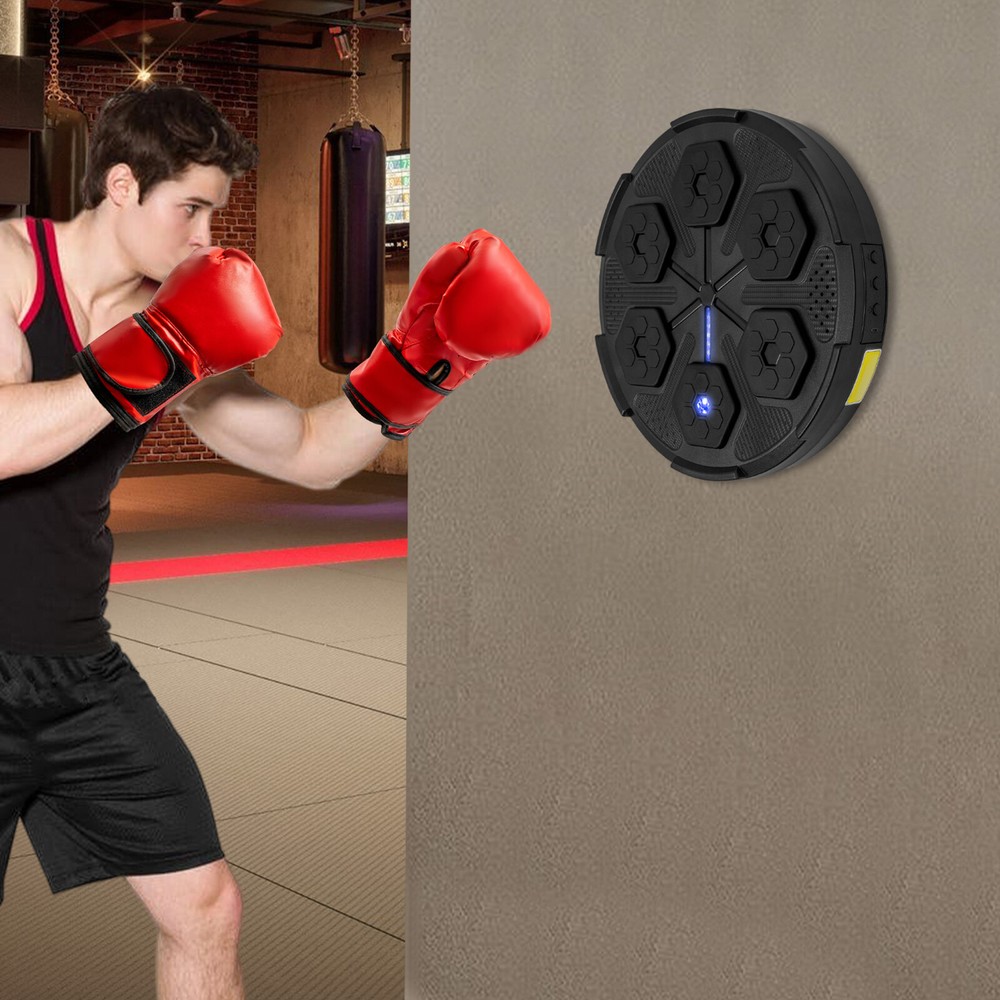Bluetooth Music Box Target Musical Boxing Target Wall Mount Black