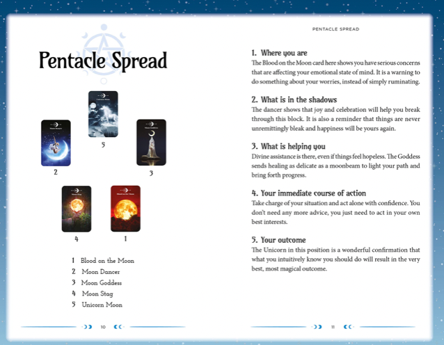 Moon Magic Book & Tarot Oracle Card Deck: 50-Card Deck and a Guide Book