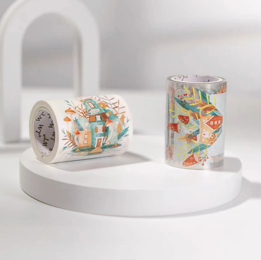 Vintage House Forest Monthly Planner Washi Tape SAMPLE LOOP