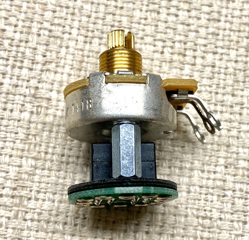 Genuine Fender S-1 Switch 250K Pot Split Shaft Potentiometer Super Switch
