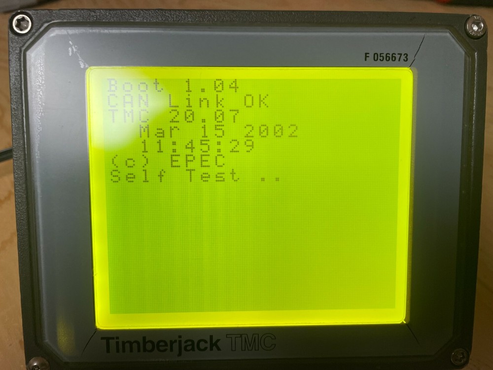 Timberjack 1270 Display TMC F056673