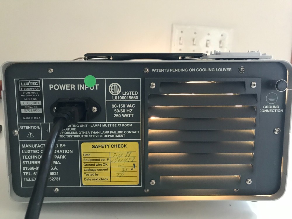 Luxtec fiber optics light source 1150