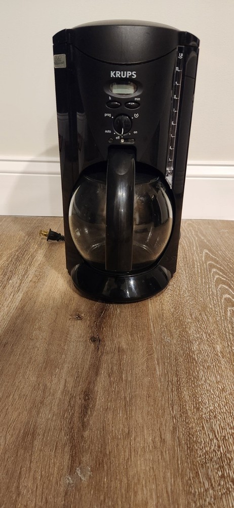 Krups Crystal Arome- Duo Filter - Coffee Maker - 10 Cup - Black - 467