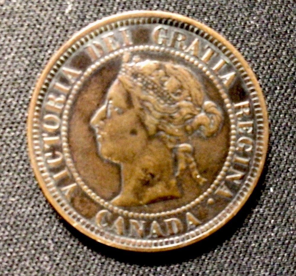 1886 Canada Large 1c OBV 2! ENN Coins
