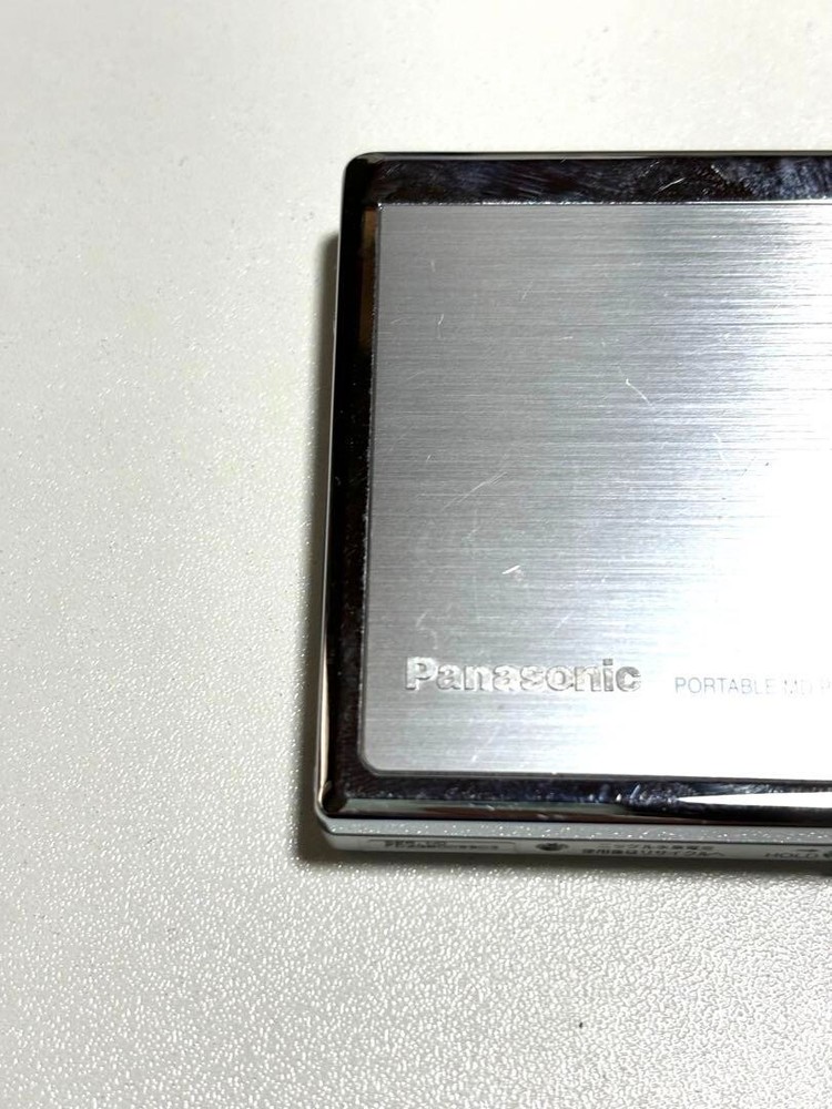 Panasonic SJ-MJ50 Portable MD Player Silver Good
