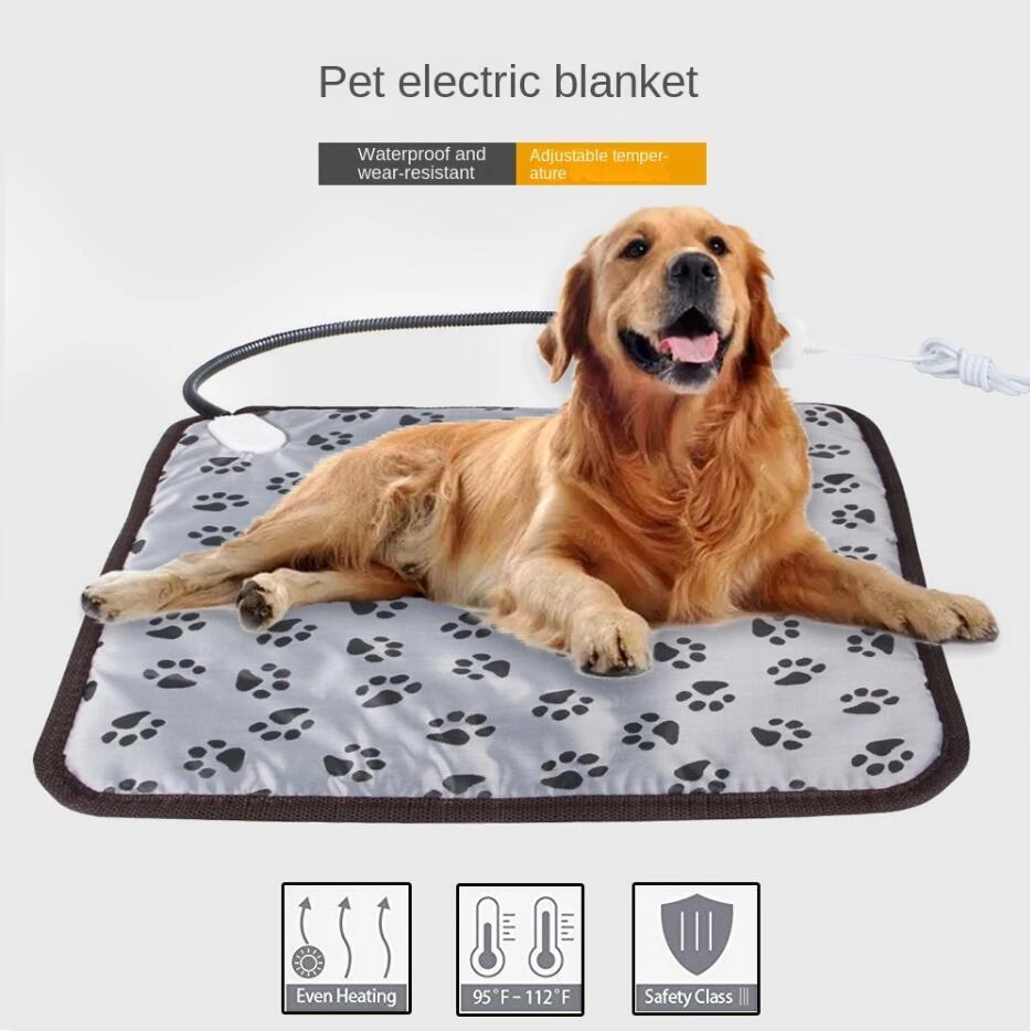 Electric Pet Heating Pad Warmer Heater Bed Heated Mat Waterproof for Dog Cat Pet
