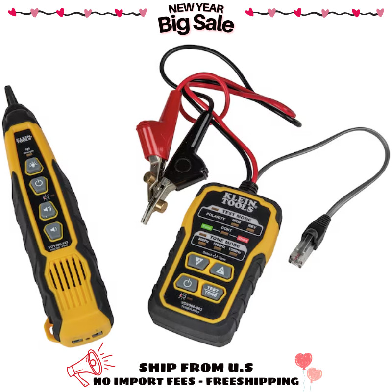 Klein Tools Tone & Probe PRO Electrical Wire Tracing Set, Batteries & Carrying