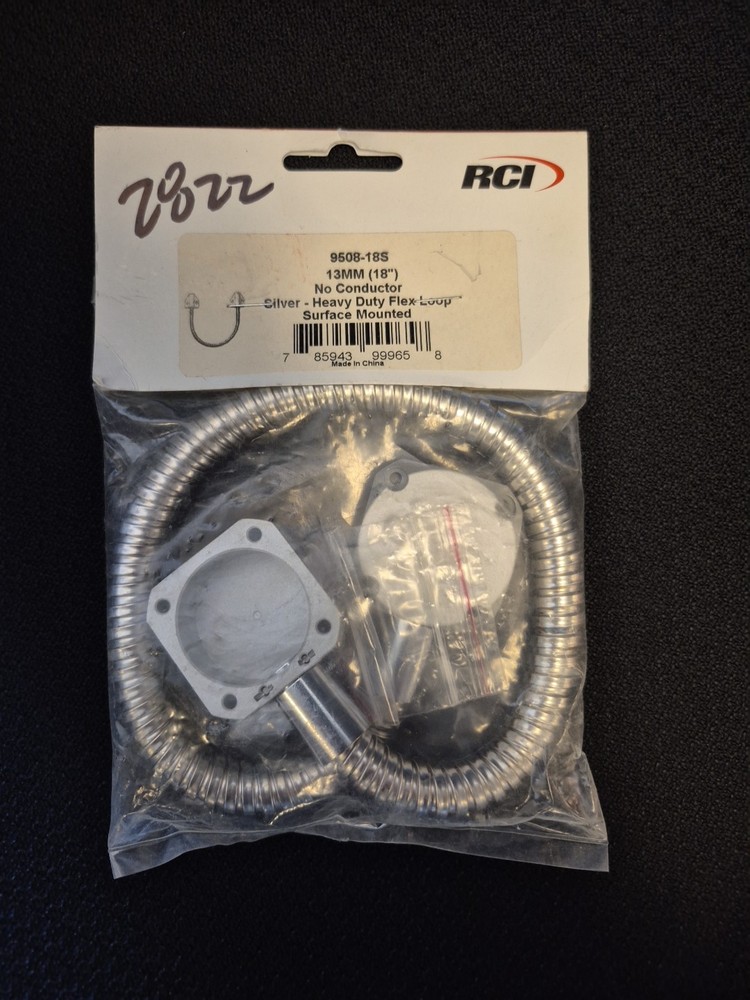 RCI 9508-18S 13mm 18" Silver Heavy Duty Flex Loop Surface Mounted