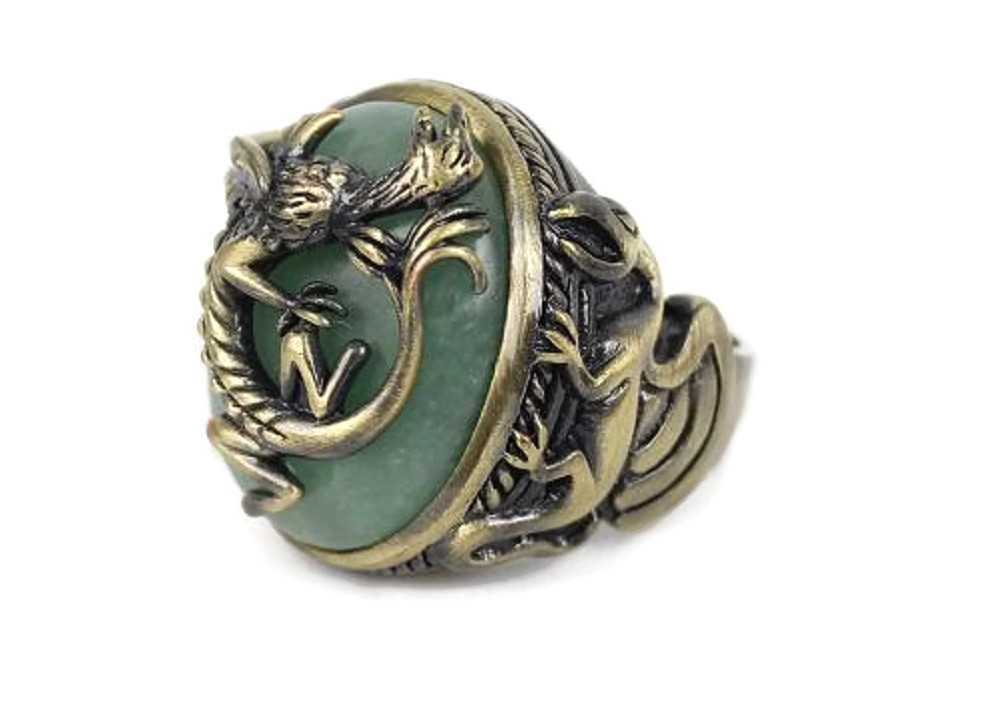 JACK SPARROW DRAGON RING PIRATES THE CARIBBEAN