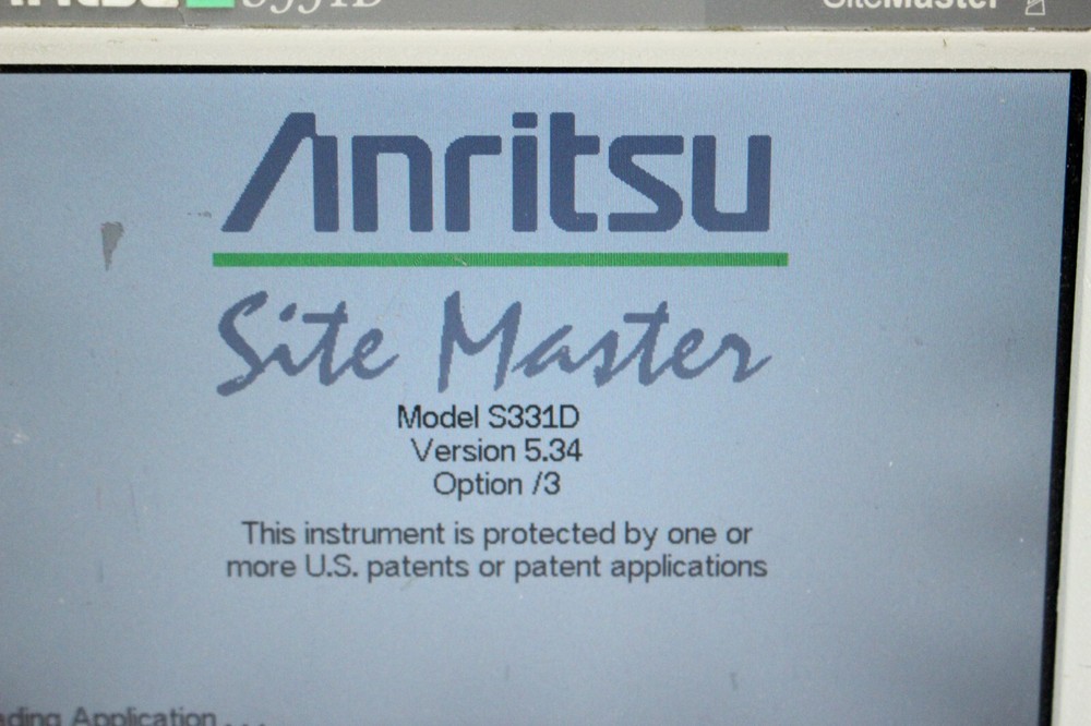 Anritsu S331D Option 3 Site Master Cable & Antenna Analyzer - No Accessories
