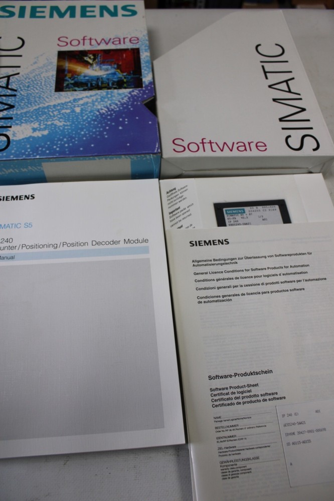 Siemens 6ES5240-5AA21 IP240 Configuration Package A01 Software OPEN BOX