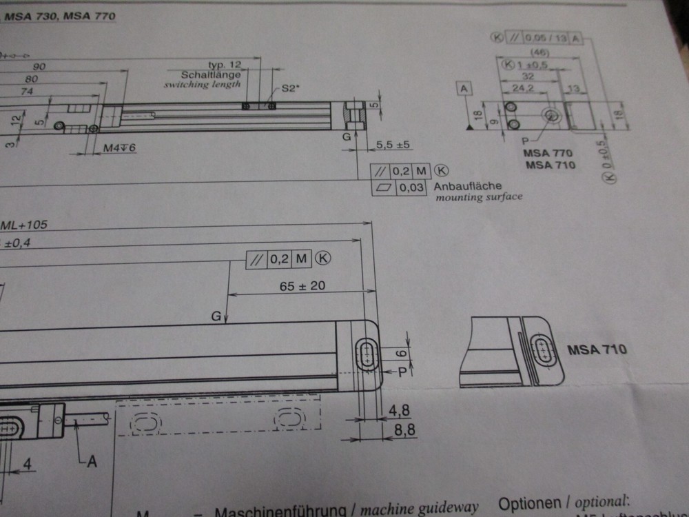 RSF Elektronik MSA 770.51-0 Linear Encoder NEW